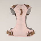 Dog Step-In Guardian Harness with Reflective Mesh & Rose Quartz Charm - Soft Pink - Small (4-8kg)