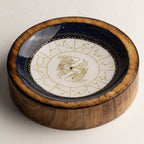 Pisces Mango Wood Mini Bowl & Incense Stick Holder