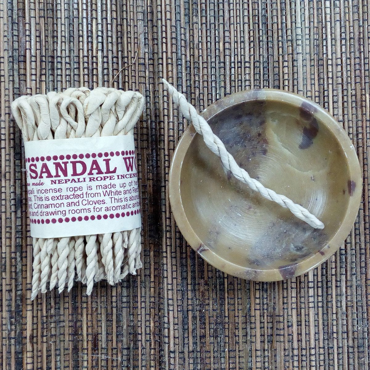Sandalwood & Spice Himalayan Rope Incense | Pure Herbs