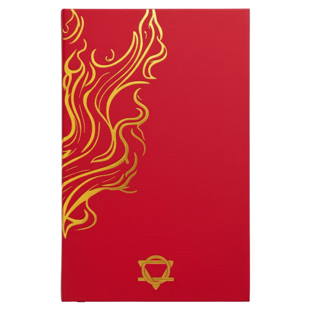 Golden Mandala and Lotus Red Wellness Journal