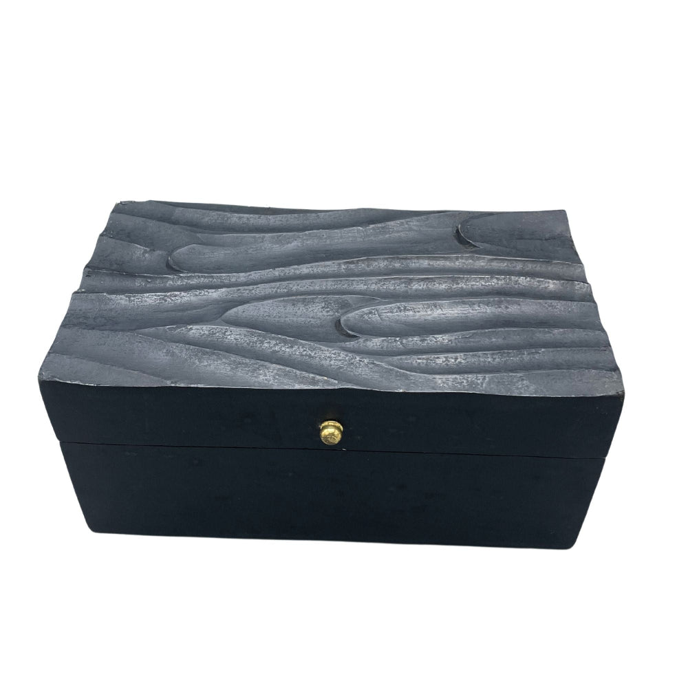 Black Swirl Vintage Deco Multi Purpose Box