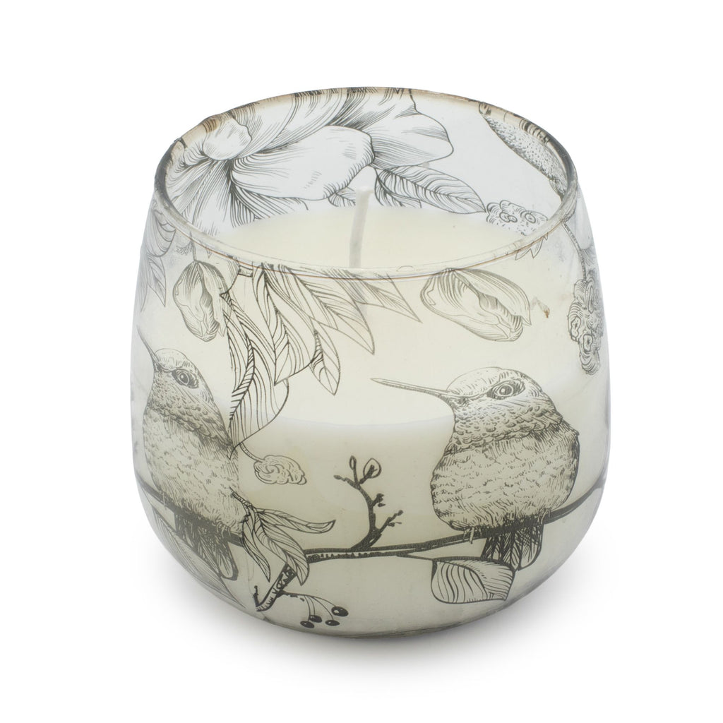 Drawn by Flame — Medium Illustrated Glass Jar Candle