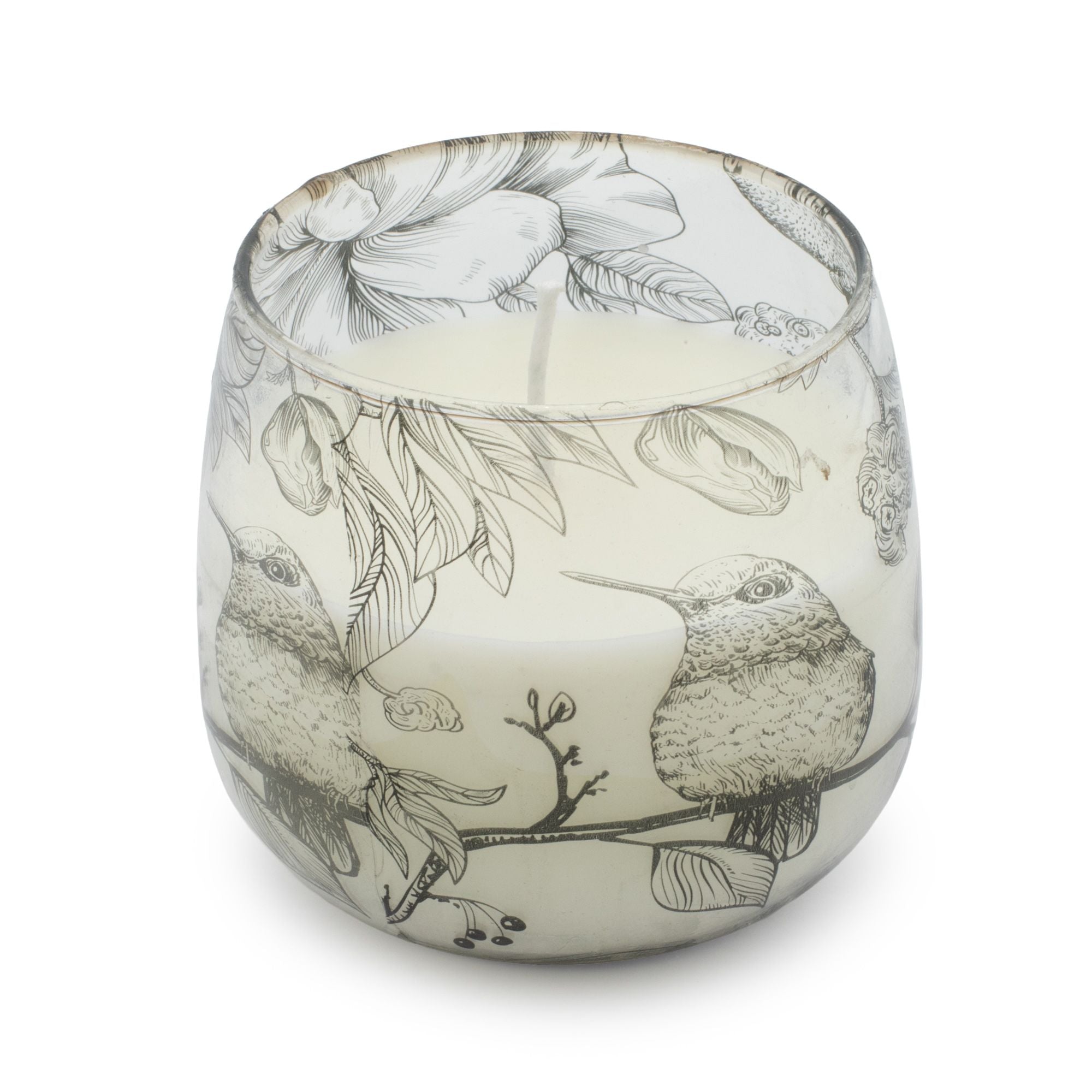 Drawn by Flame — Medium Illustrated Glass Jar Candle