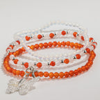 Nymph Spirit Gemstone Bracelet Set - Blood Moon