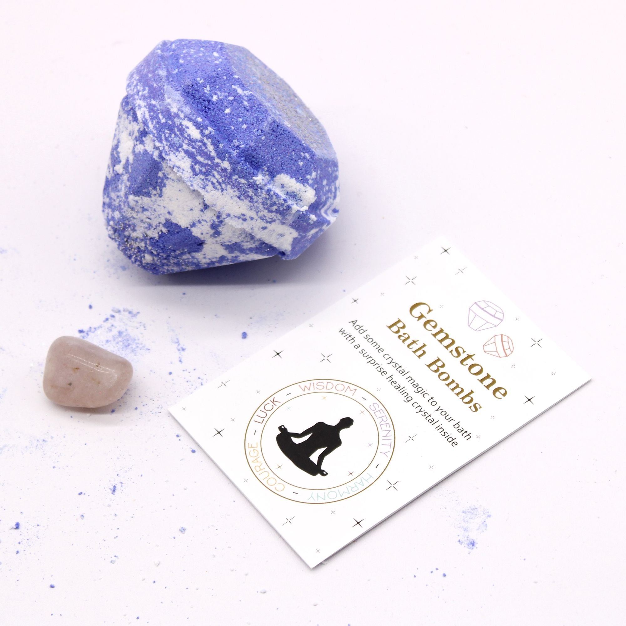Raspberry & Pomegranate Gemstone Bath Bomb