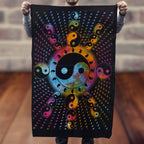 Yin Yang Cotton Tapestry | Colourful Spiritual Wall Art