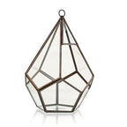 Geometric Crystal Display Terrarium — Large Pentagon