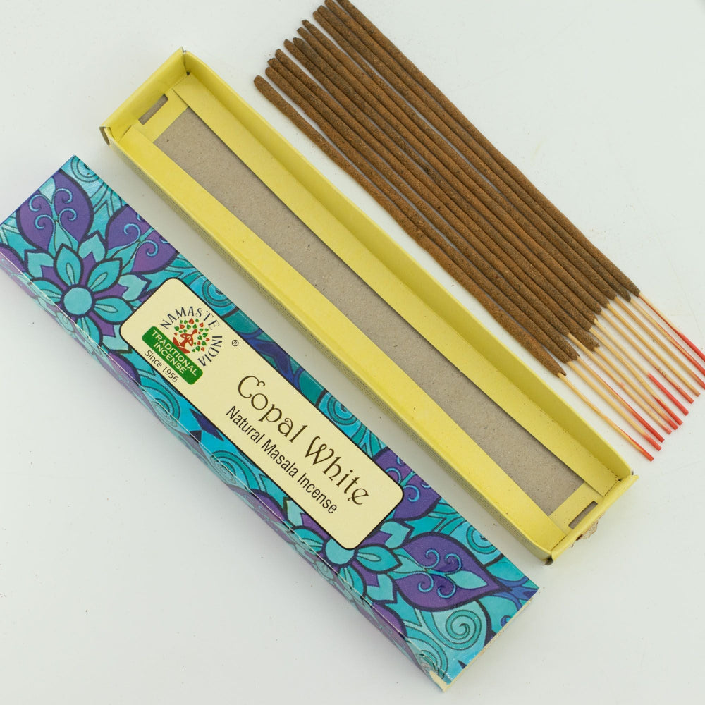 Copal White Namaste Mandala Masala Incense