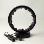 Gemstone Halo Lamp - Zen Spirit Amethyst