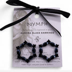 The Jet Nymph — Loop Earrings