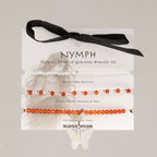 Nymph Spirit Gemstone Bracelet Set - Blood Moon