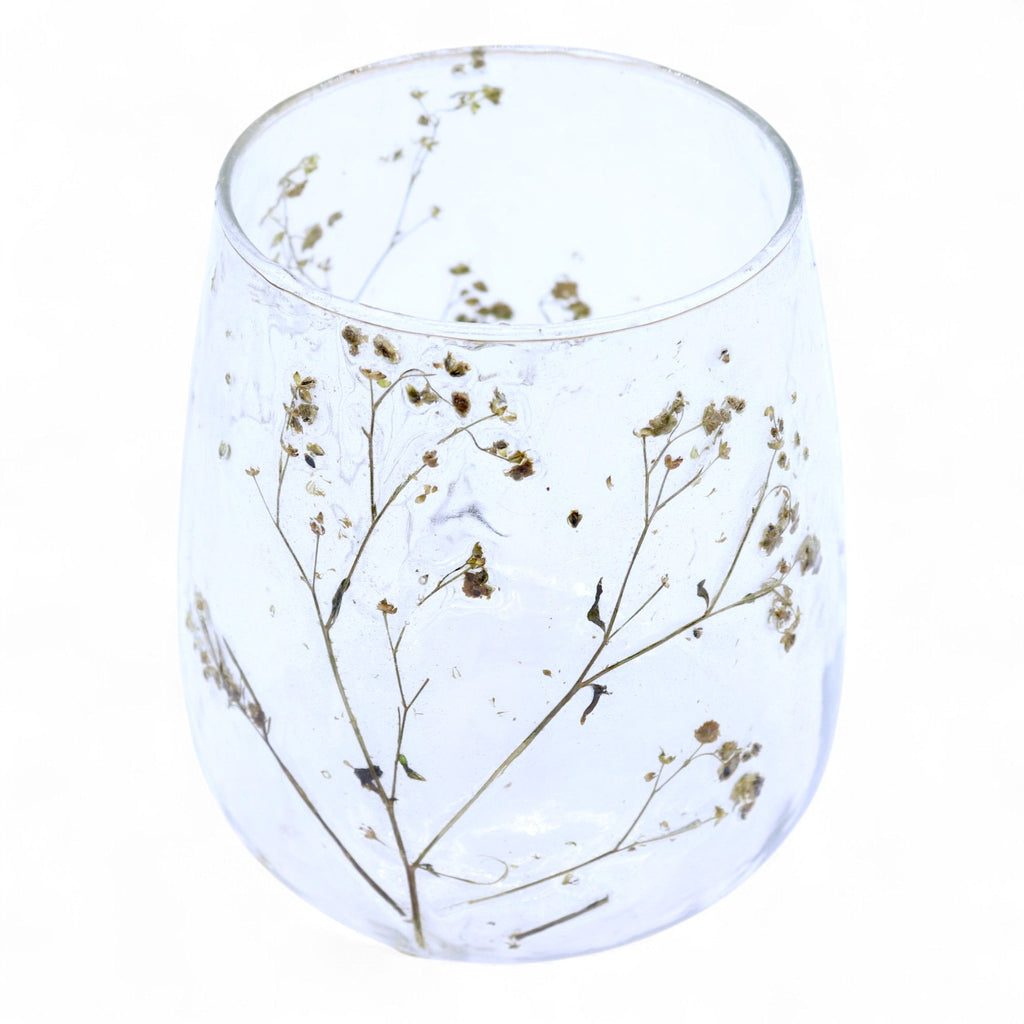 The Botanist's Vessel — Pressed Botanical Candle Holder