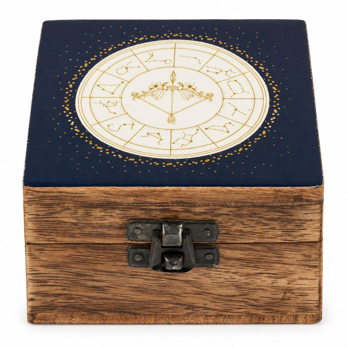 Sagittarius Small Enamelled Keepsake Box