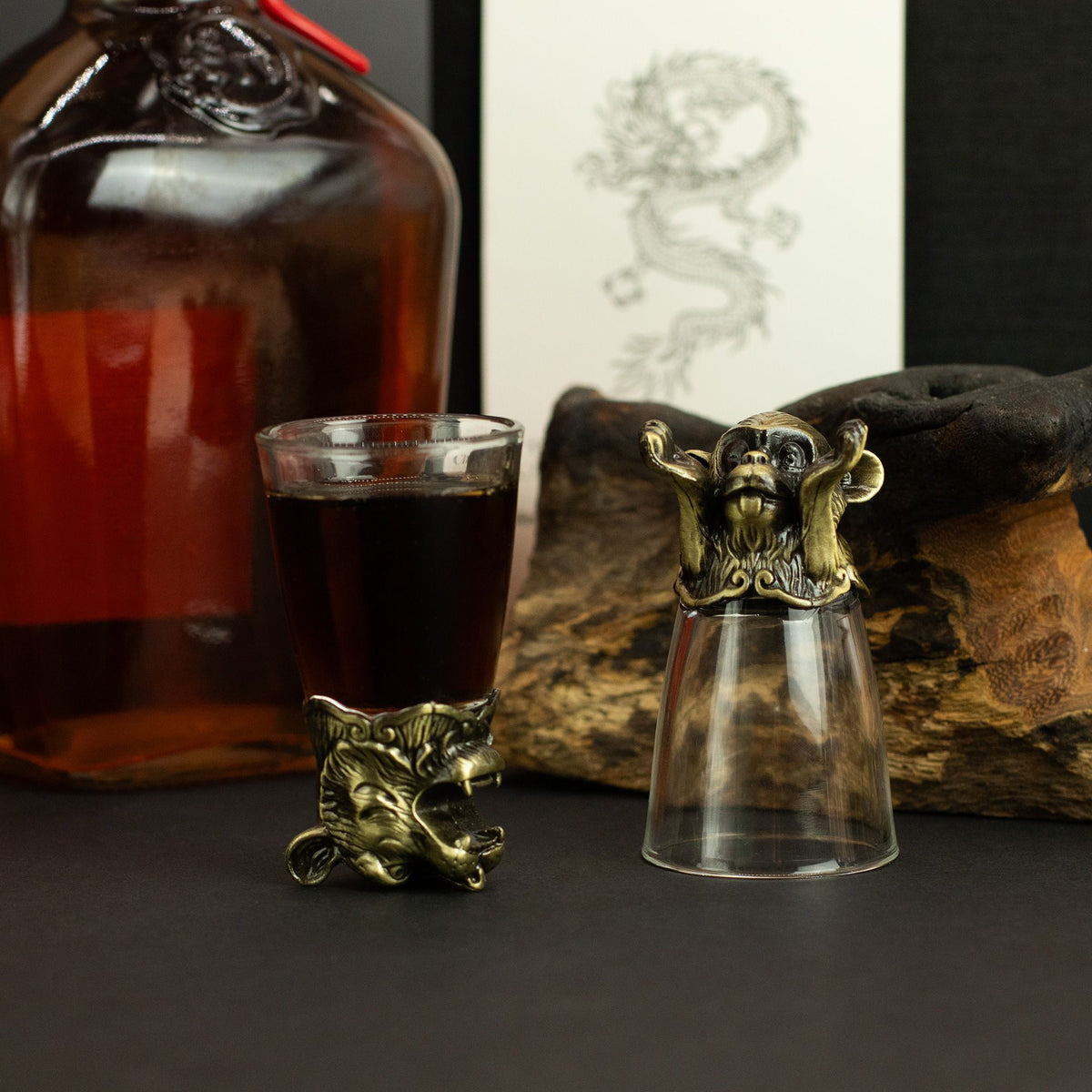 Chinese Zodiac Shot Glass Gift Set - 12 x 25ml