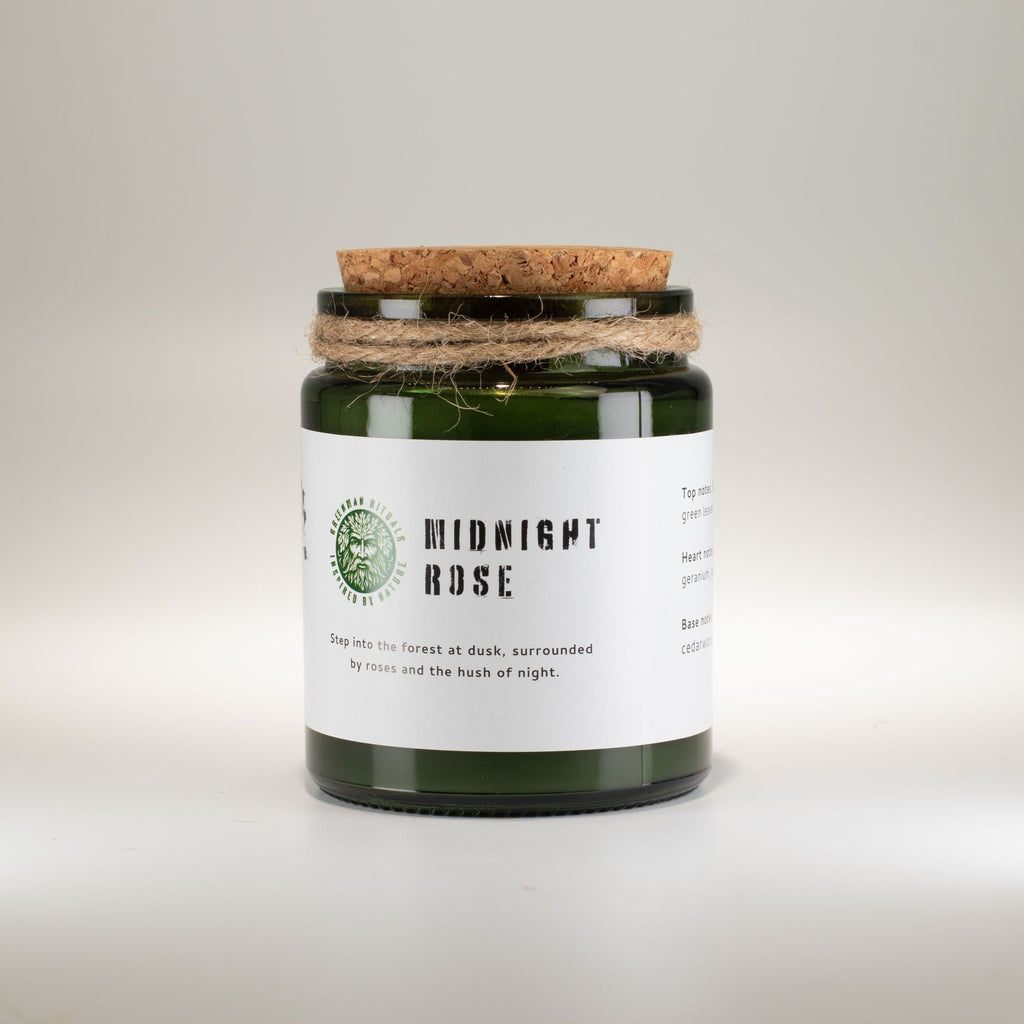 Greenman  Soy Candle  Midnight Rose