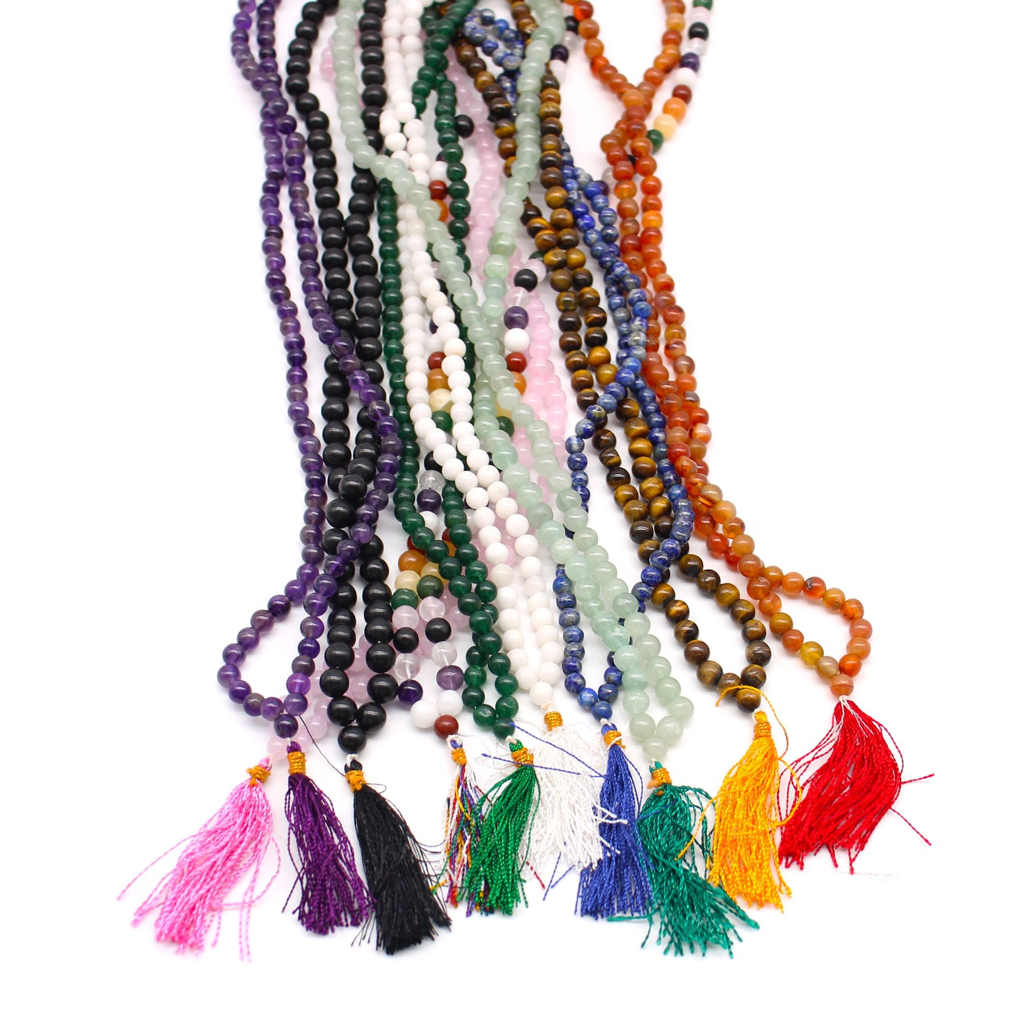 108 Bead Mala Necklace - Tiger's Eye