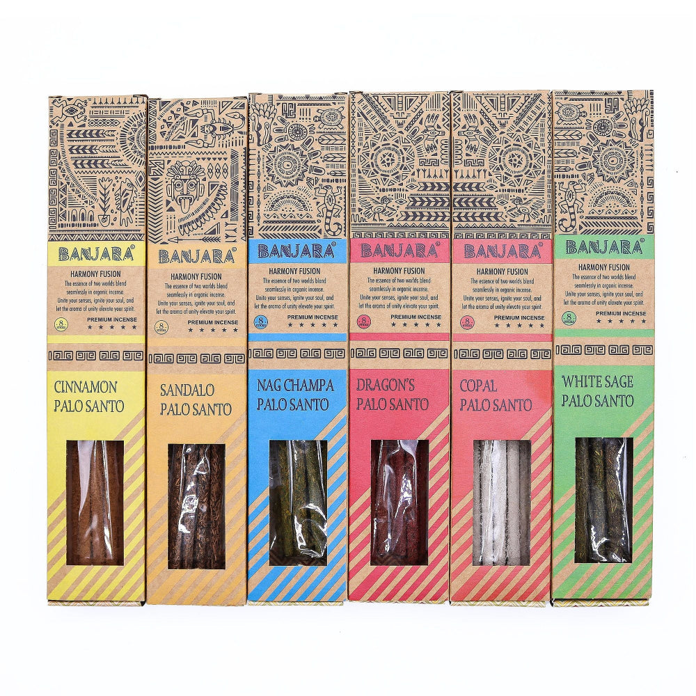 Banjara Palo Santo Smudge Sticks - Set of 6