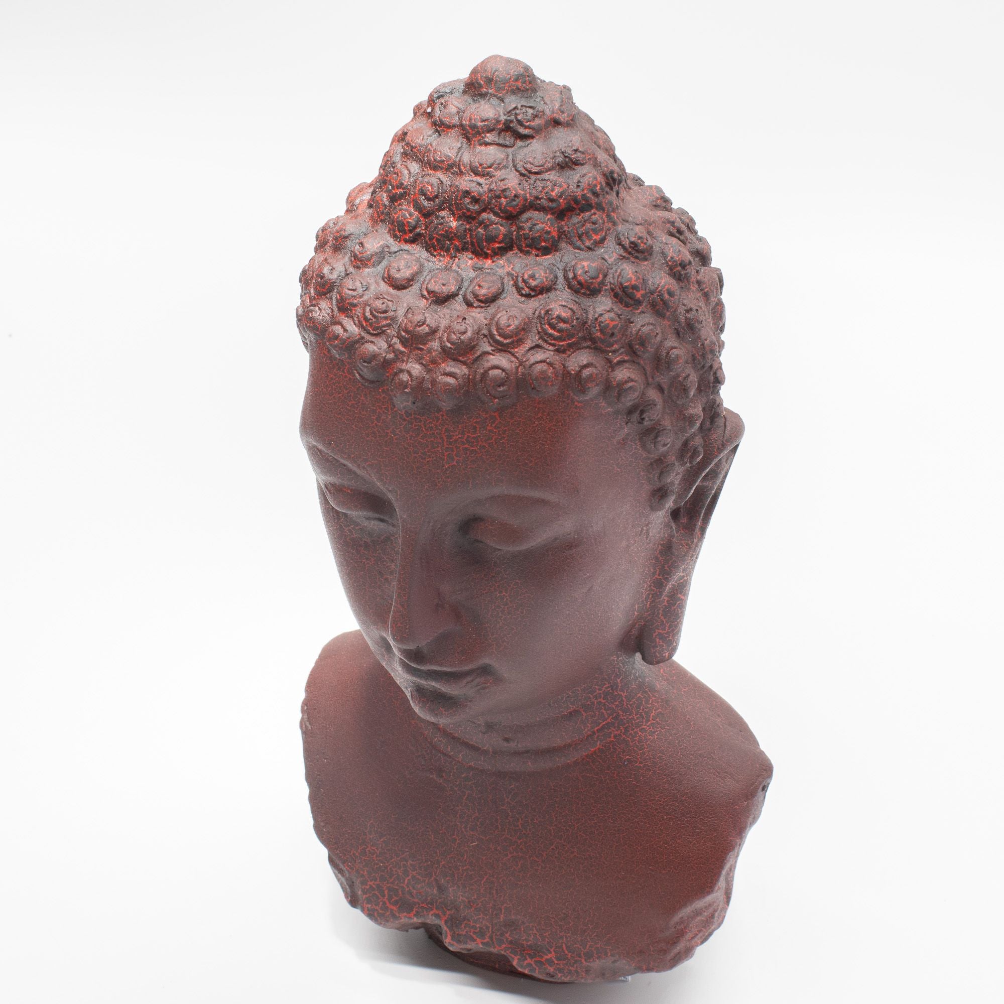 Buddha Bust Lamp | Molten Lava | Oval Stand
