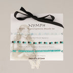 Nymph Spirit Gemstone Bracelet Set - Endless Ocean