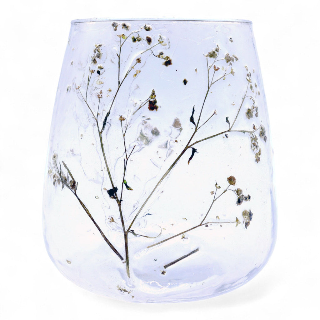 The Botanist's Vessel — Pressed Botanical Candle Holder