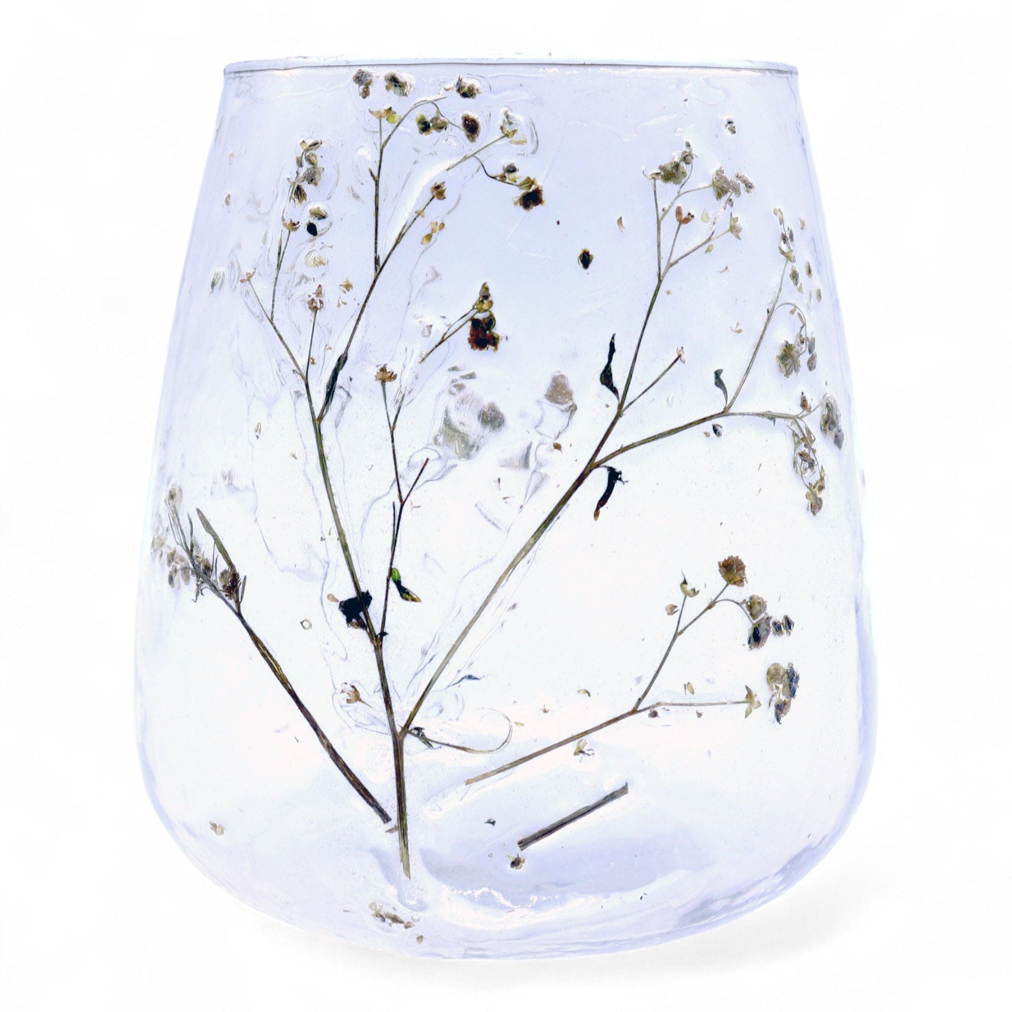 The Botanist's Vessel — Pressed Botanical Candle Holder