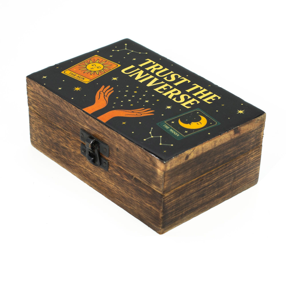 Trust the Universe Enamelled Box Medium