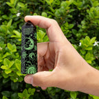 Mystic Story Forest Green Black Obsidian Point