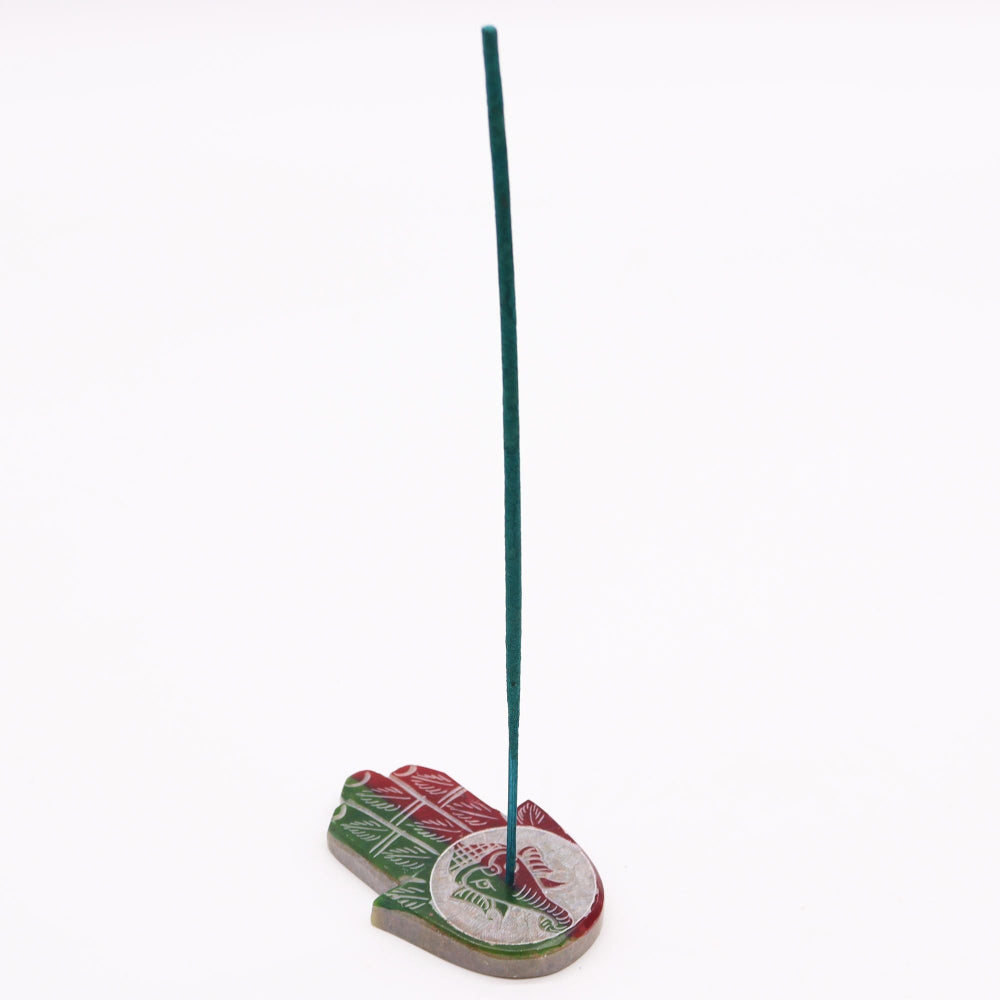 Ganesha Soapstone Hamsa Incense Holder