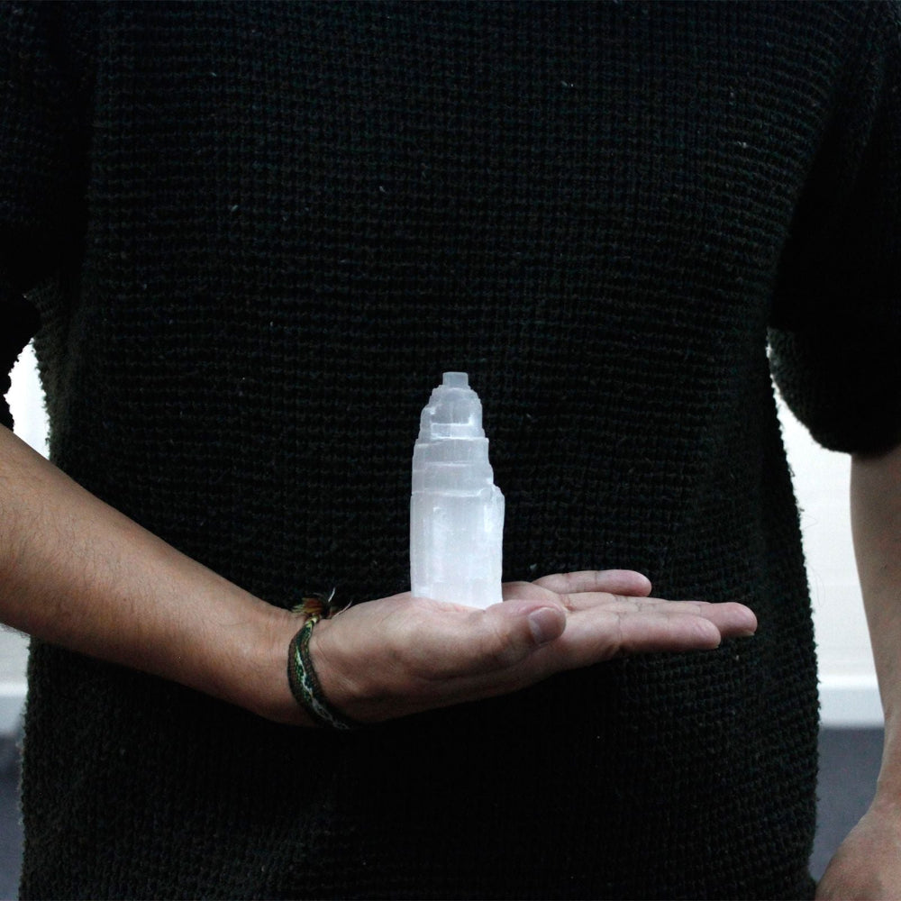 Natural Selenite Tower 10 cm