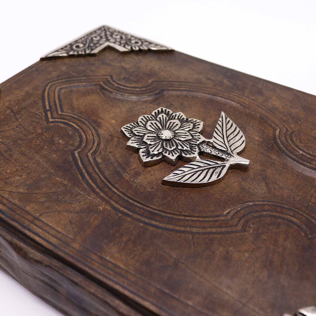 Hefty Red Tan Book - Zinc Rose Decor