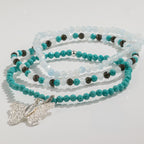 Nymph Spirit Gemstone Bracelet Set - Endless Ocean