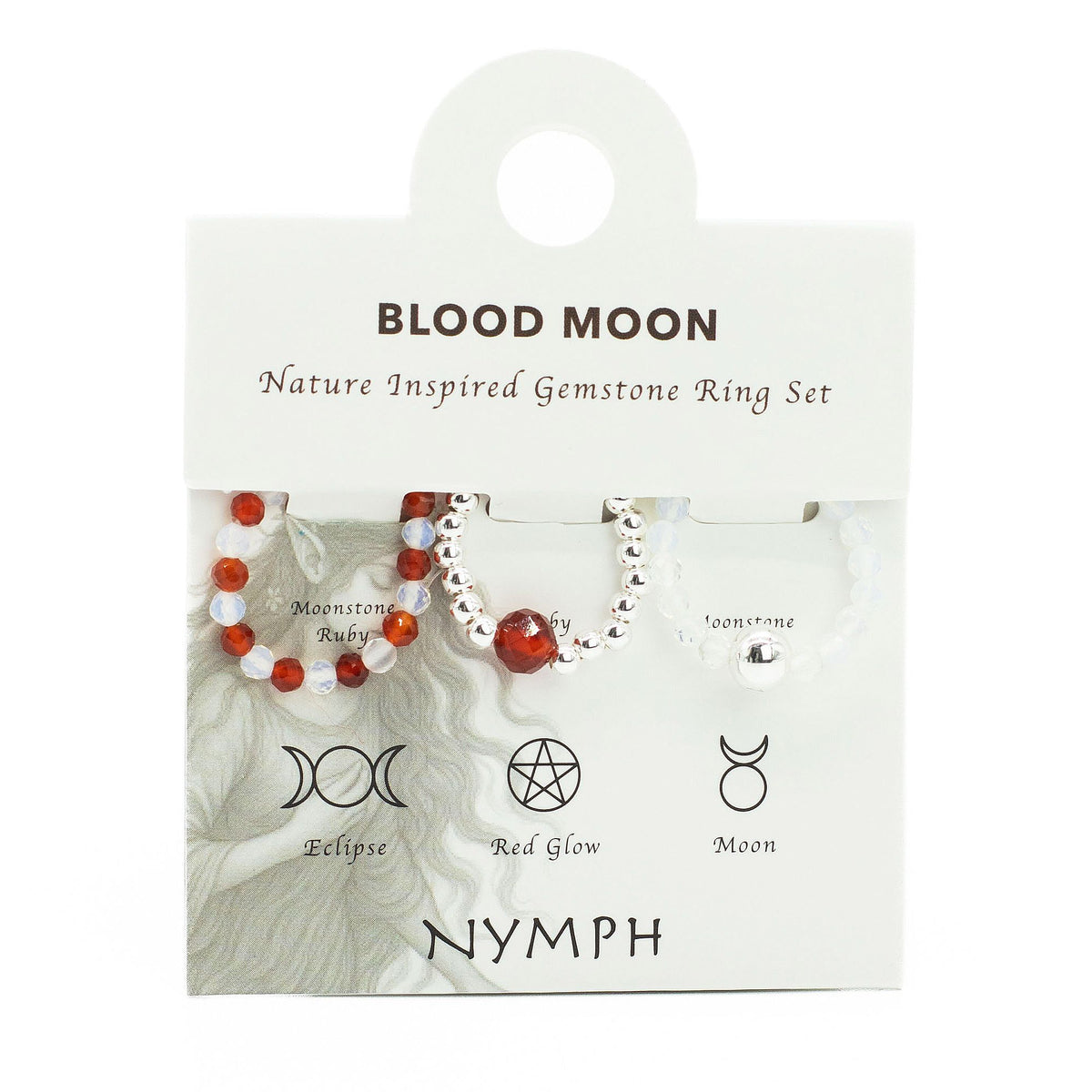 Blood Moon Bracelet & Ring Set