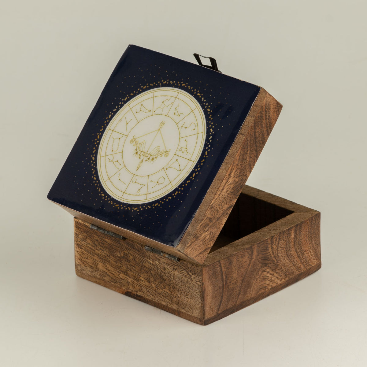 Sagittarius Small Enamelled Keepsake Box
