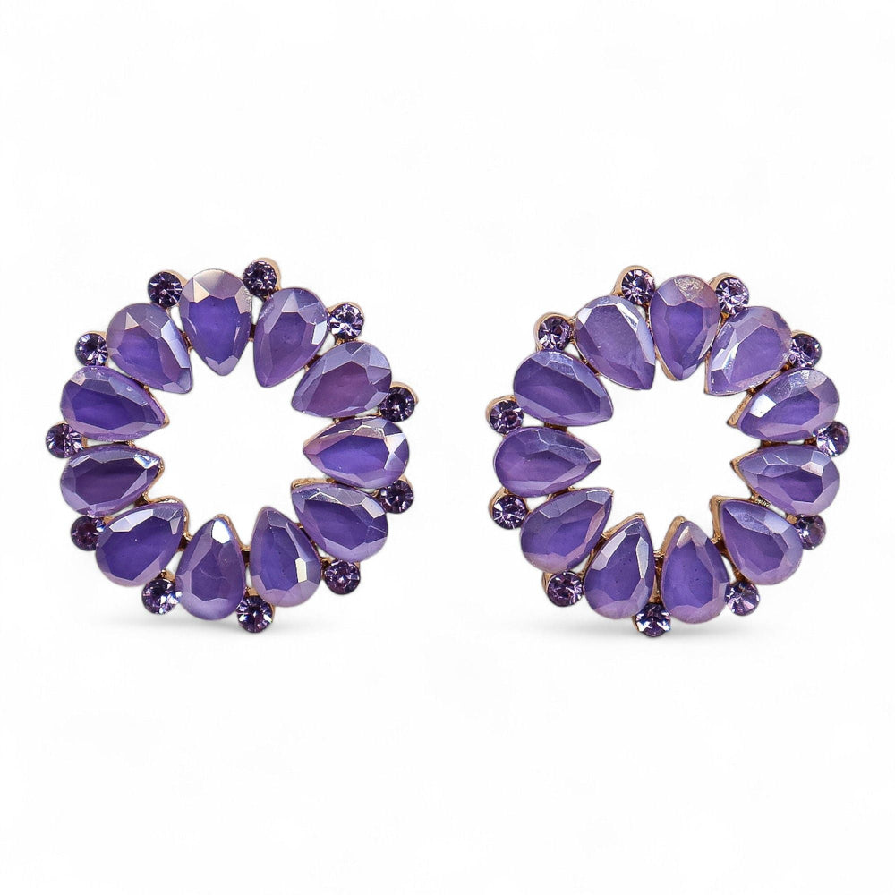 The Amethyst Nymph — Loop Earrings