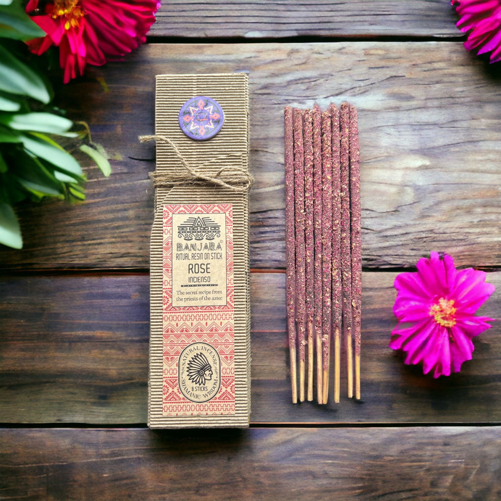 Rose Ritual Resin on Stick - Banjara