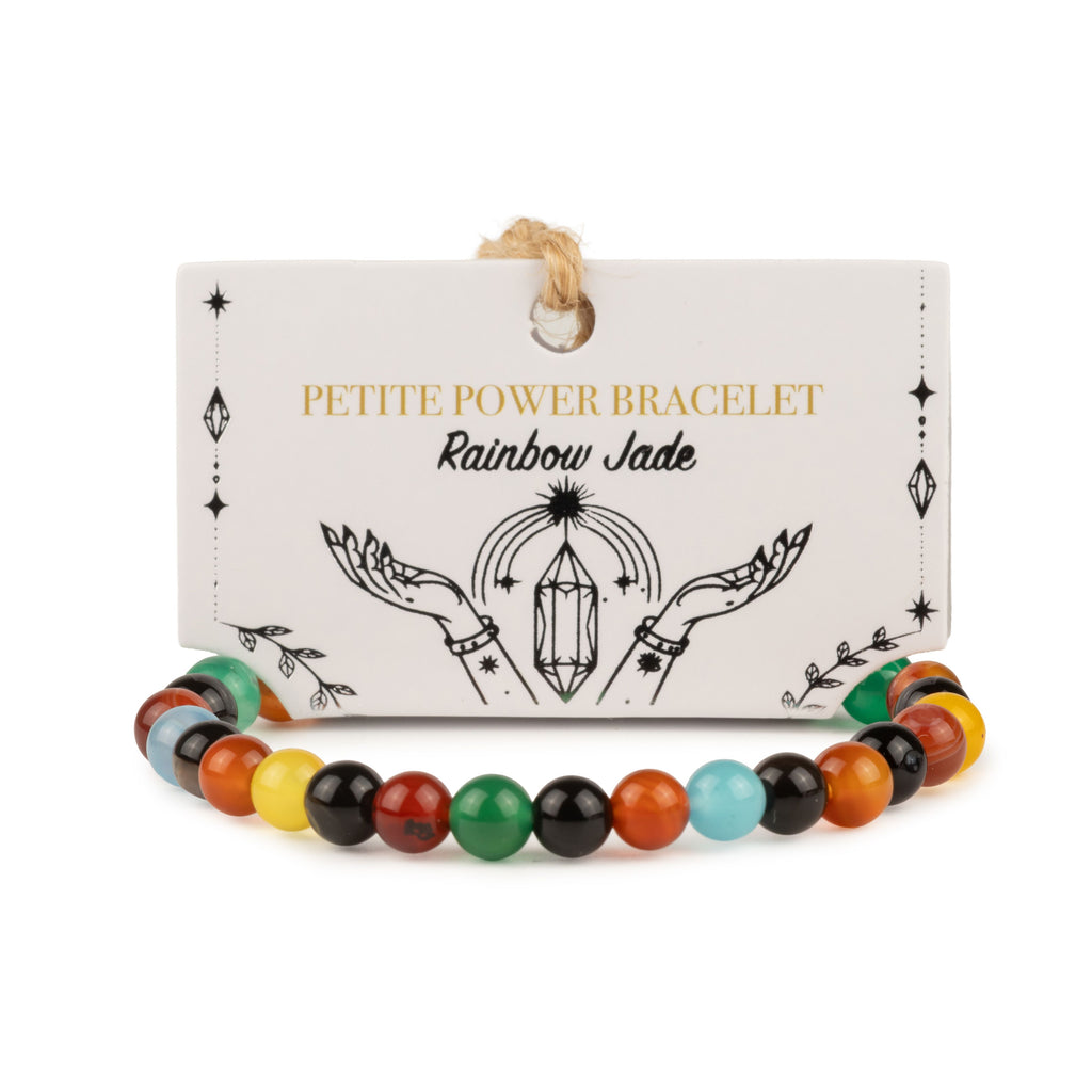 Rainbow Jade Petite Power Bracelet