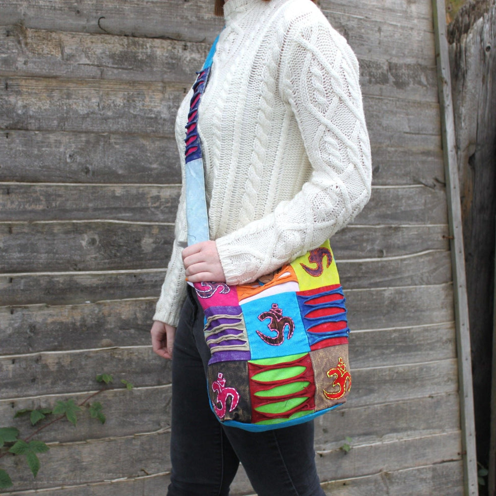 Sand / Peace Ethnic Sling Bag
