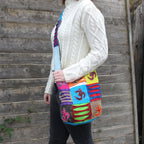 Sand / Peace Ethnic Sling Bag