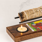 Strength Large Enamelled Sage Stick Burner
