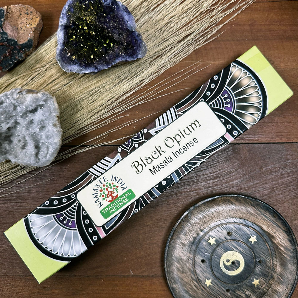 Namaste India Black Opium Masala Incense