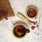Ergo Teak Pestle & Mortar Large