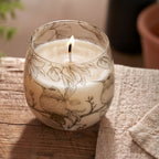 Drawn by Flame — Medium Illustrated Glass Jar Candle