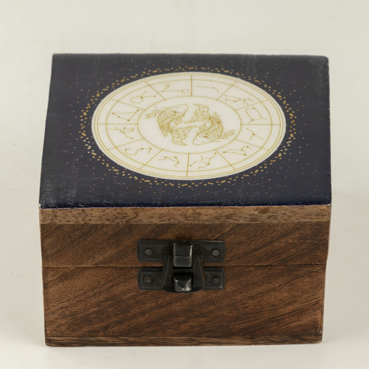 Pisces Small Enamelled Keepsake Box