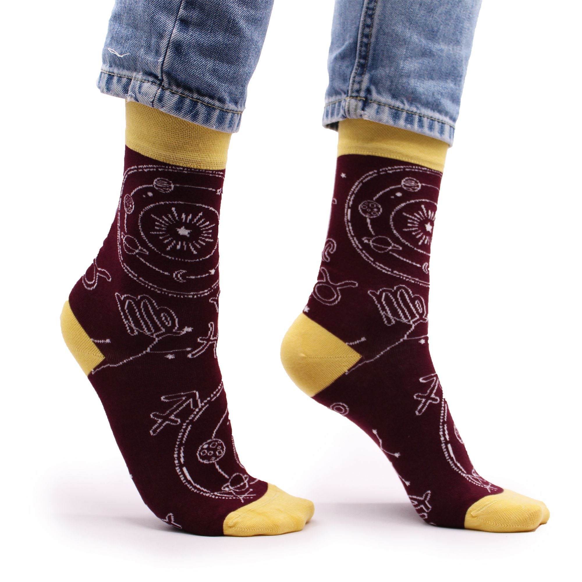 Zodiac Hop Hare Bamboo Socks S/M