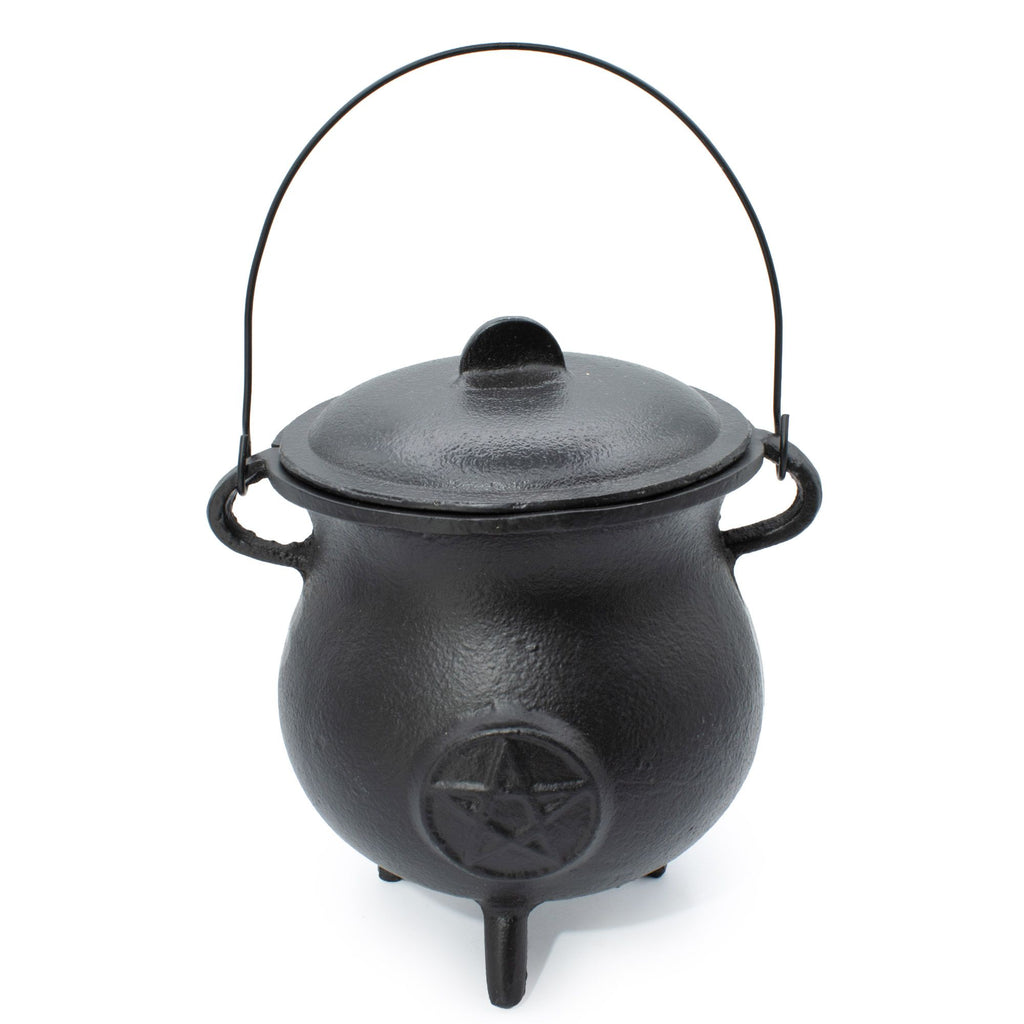 Extra Huge Cast Iron Cauldron with Pentagon
