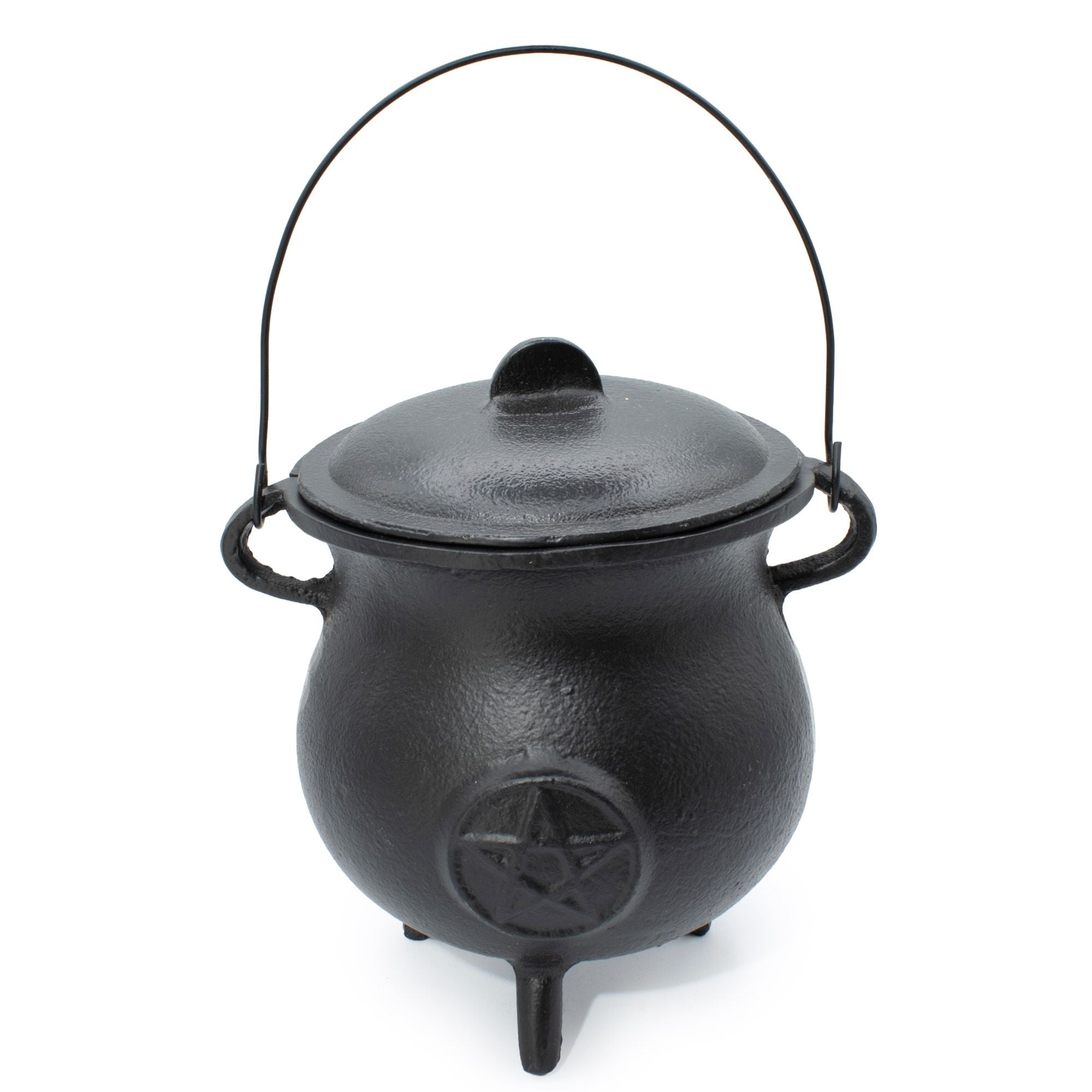 Extra Huge Cast Iron Cauldron with Pentagon