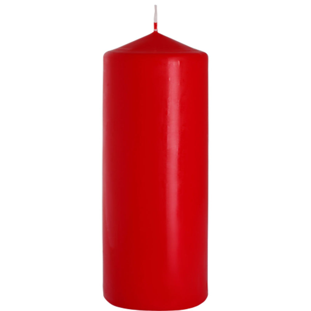 Red Pillar Candle 80x200mm