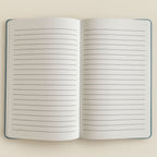 Stay Wild Moon Child Dark Blue Velvet Notebook - 80 pages