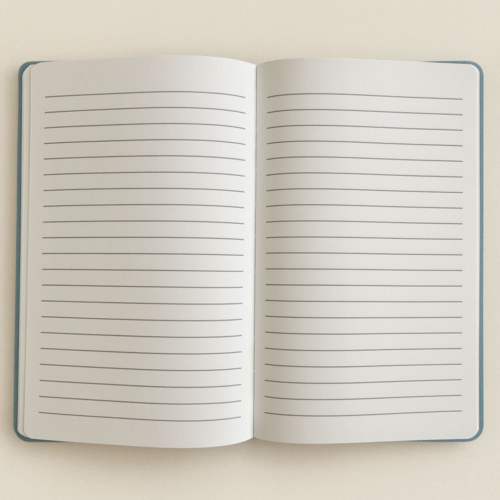 Stay Wild Moon Child Dark Blue Velvet Notebook - 80 pages