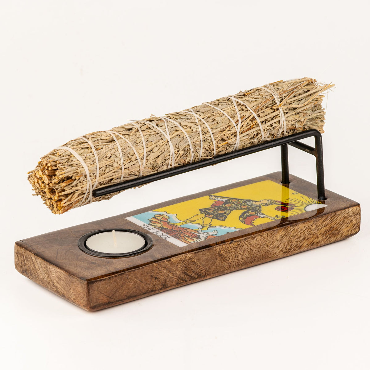 The Fool Large Enamelled Sage Stick Burner